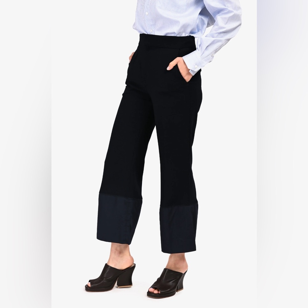 SEE BY CHLOE NAVY FLARE PANT SIZE 36 (size 4)